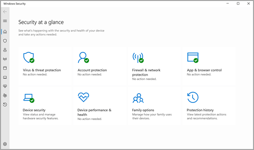 antivirus or antimalware software