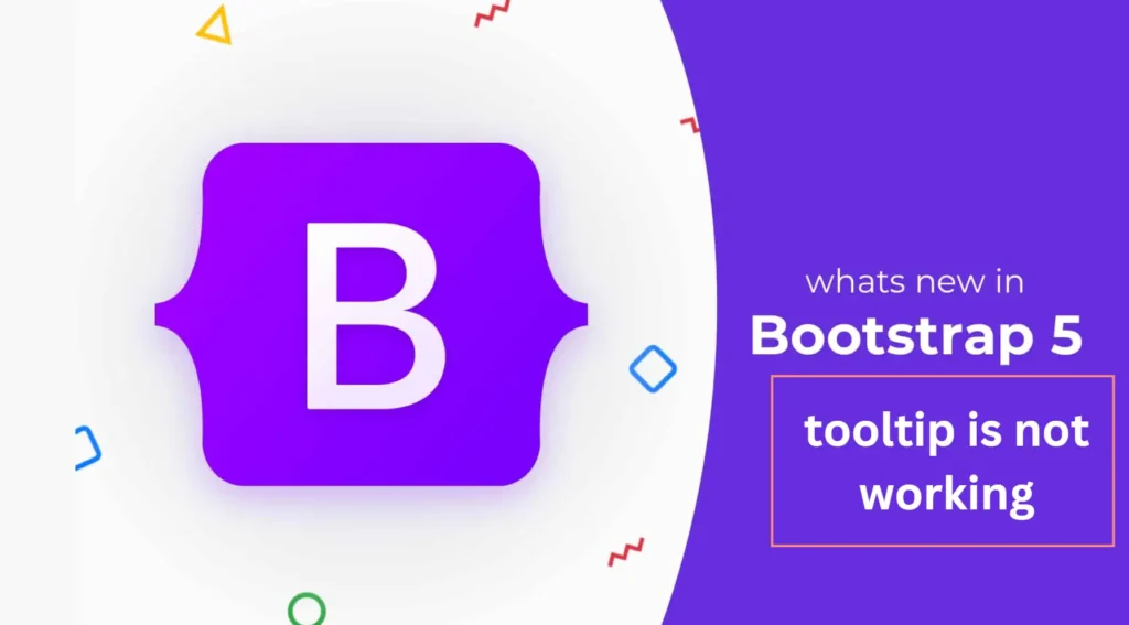 how to fix bootstrap 5 tooltip not working