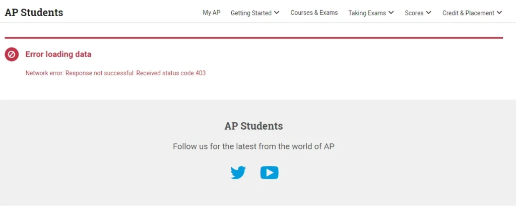 AP Classroom Not Working