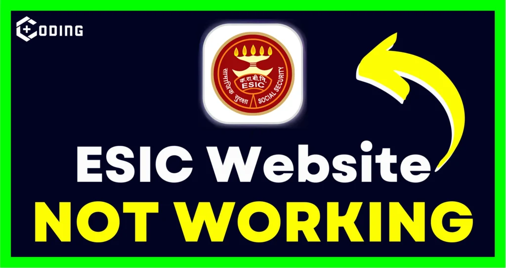 ESIC Website Not Working: Fix