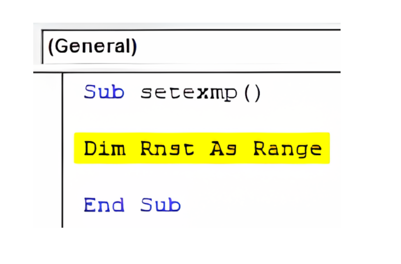 Declaring variables