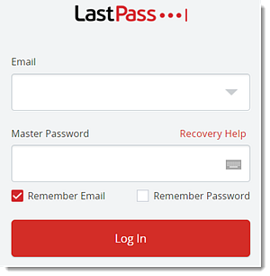 Log In to LastPass